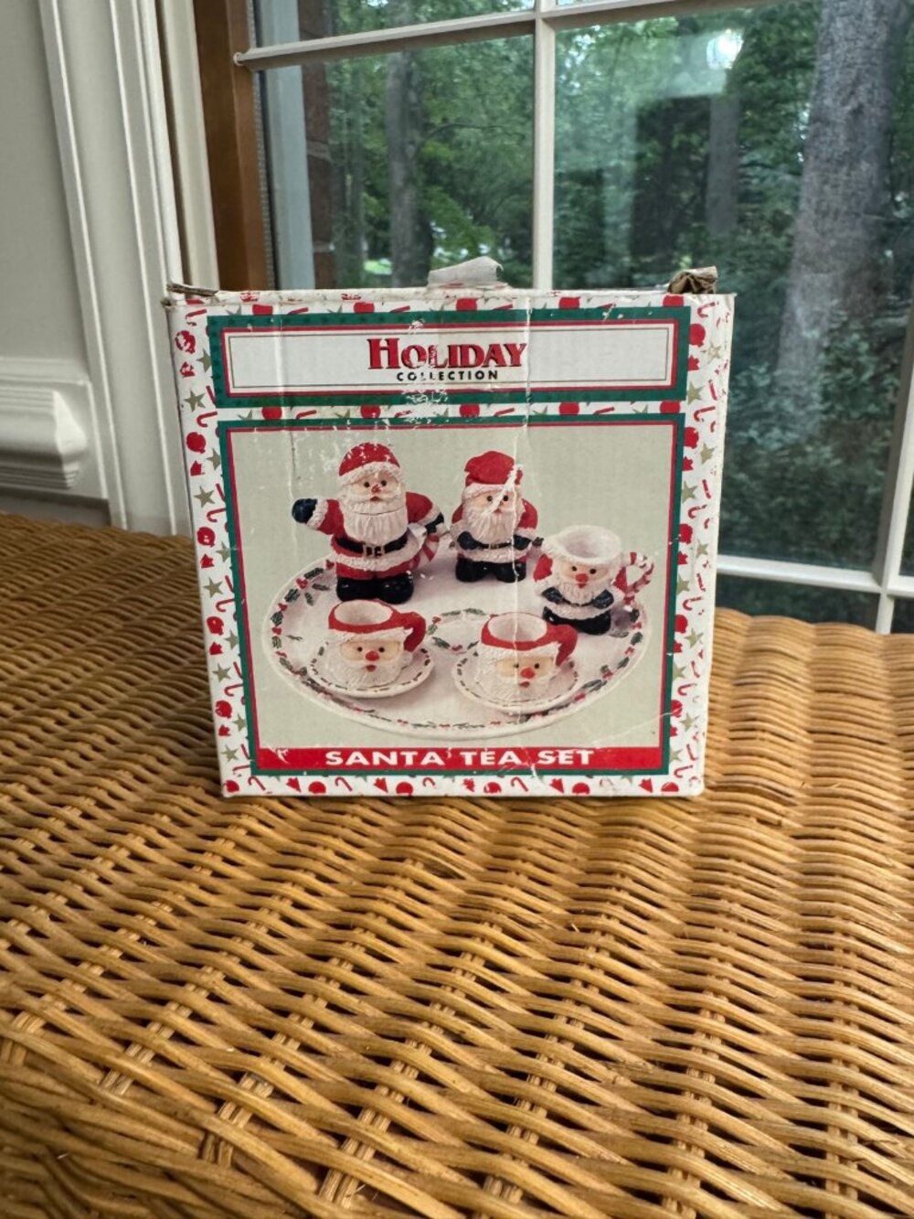 Holiday Collection Santa Face Tea Set | Complete - Picture 3 of 4